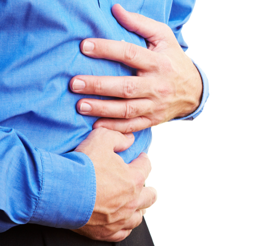 man with nausea after taking ra medication